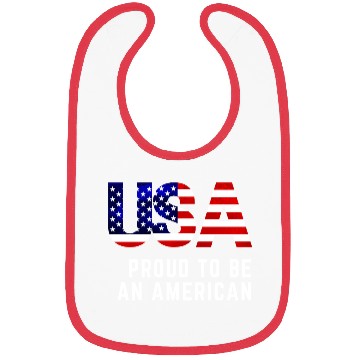 Discover Proud to be an American Bibs