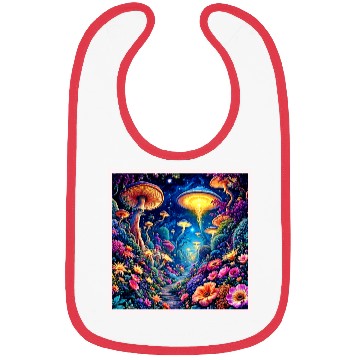 Discover Mystic Bloom Forest Under Stars Bibs