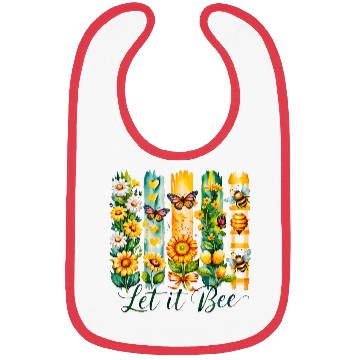 Discover Let It Bee Positivity Spring Summer Bibs