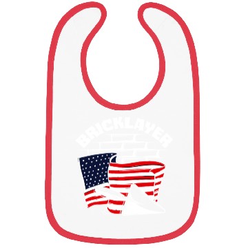 Discover Bricklayer American Pride Flag Design Bibs