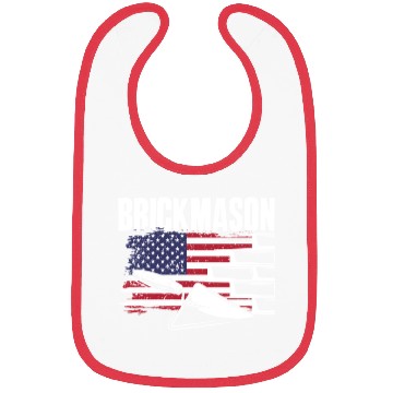 Discover Bricklayer Brickmason American Pride Bibs