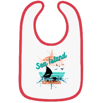Discover Seaside Serenity Georgia Graphic Bibs