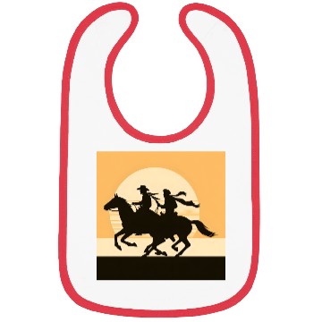 Discover Wild West Cowboy Sunset Ride Bibs