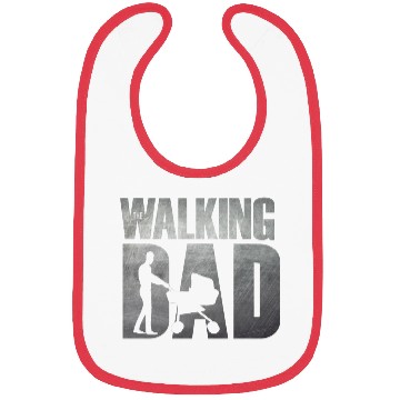 Discover The Walking Dad – Funny Gift for Hardwork Dads Bibs