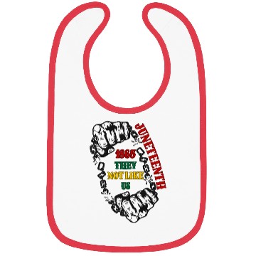 Discover They Not Like Us -Juneteenth 1865 Bibs
