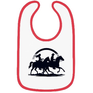 Discover Western Sunset Horseback Riders Bibs