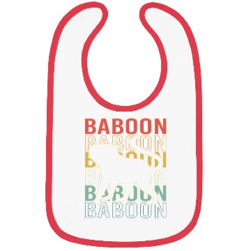 Discover Baboon Monkey Ape Bibs