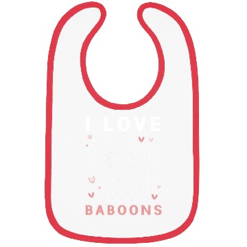 Discover Baboon Animal Monkey Bibs