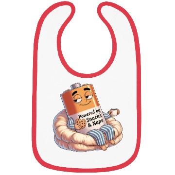 Discover Powered by Snacks & Naps Bibs