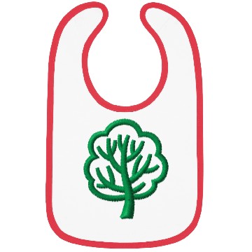 Discover Tree embroidered Bibs