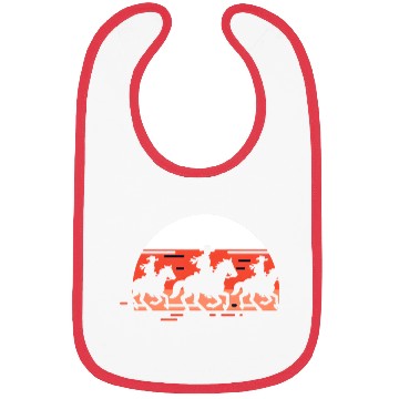 Discover Cowboy Sunset Silhouette Bibs