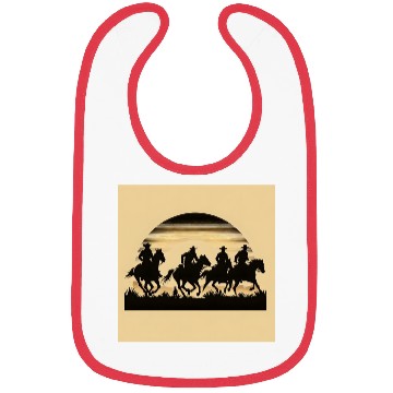Discover Western Sunset Silhouette Bibs