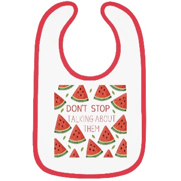 Discover watermelon triangles Bibs