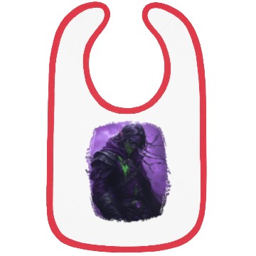 Discover Dark Elf with Poison Magic and Purple Shadow Power Bibs