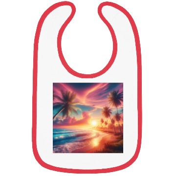 Discover Tropical Sunset Bliss Bibs