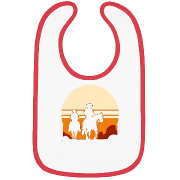 Discover Western Riders: Sunset Silhouette Bibs