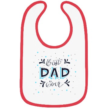 Discover Best Dad Ever - Cute and Decorative Father Design Bibs