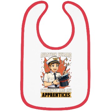 Discover Flight Instructor Aviation Wizard Flight Trainer Bibs