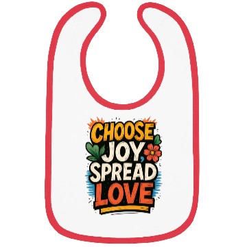 Discover Choose Joy Spread Love Bibs