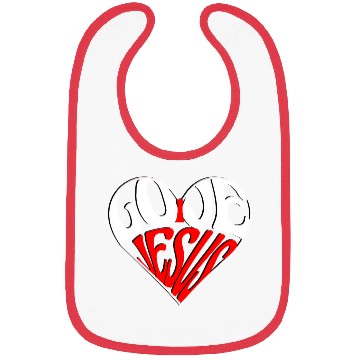 Discover I love Jesus Bibs