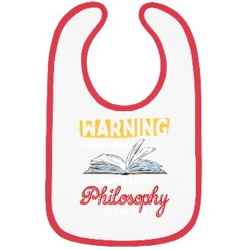 Discover Talking About Philosophy Philosopher Design Bibs