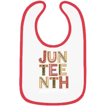 Discover Pride Black History June 1865 Juneteenth Bibs