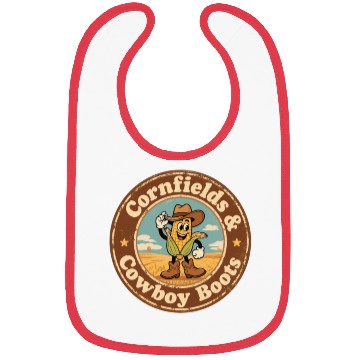 Discover Heart of Nebraska Cornfield Charm Vintage Style Bibs
