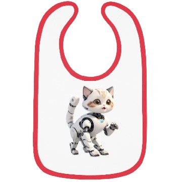 Discover Cat Robot Bibs