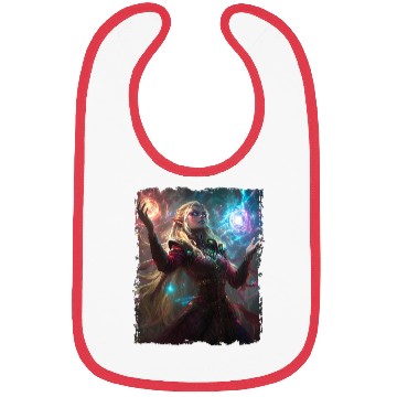Discover Magical Elf Sorceress under Starlight Bibs