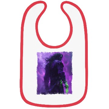 Discover Dark Spell Warrior with Purple Mist Energy Bibs