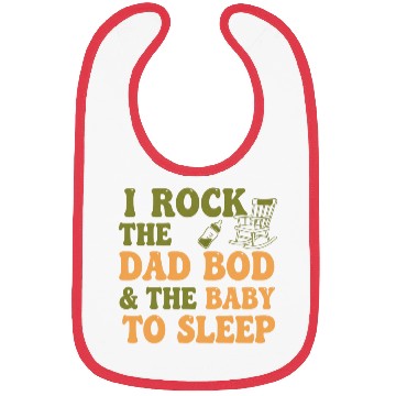 Discover Funny Dad Bod Baby Sleep Bibs