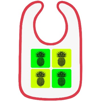 Discover Pop Art Pineapple Bibs