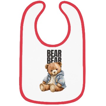 Discover Black and Grey Fashion Logo Bibs