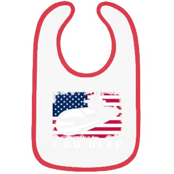 Discover Patriotic American Submarine Veteran Bibs