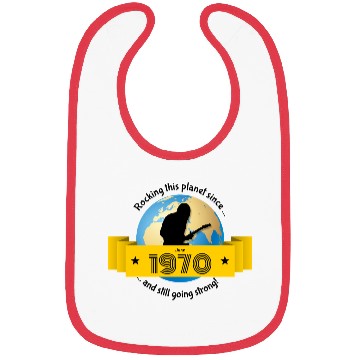 Discover 55th birthday Rocking this planet since 06/1970 Bibs