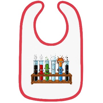 Discover Funny Science Test Tubes Bibs