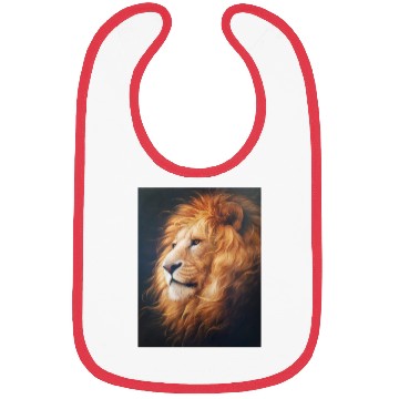 Discover Lion designer logo Bibs