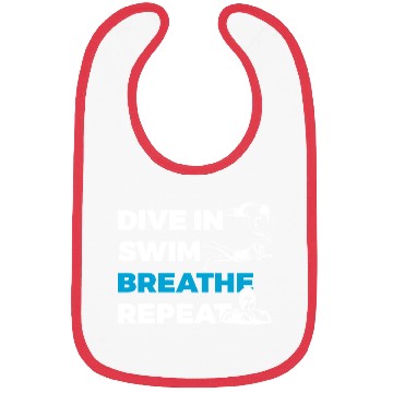 Discover Dive In Swim Breathe Repeat Bibs