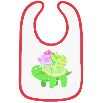 Discover Succulent Plant Lover Turtle Bibs