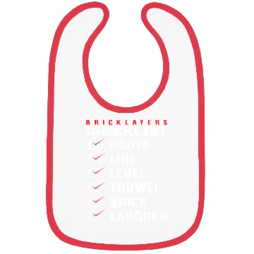 Discover Bricklayer Checklist Boots Line Level Trowel Brick Bibs