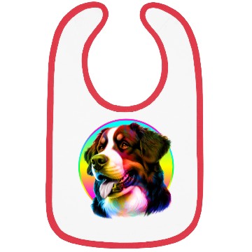 Discover COOL DOG COLORFUL RAINBOW Bibs