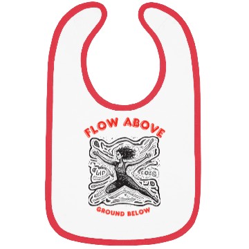 Discover Serene Yoga Poses in Nature Illustration Bibs