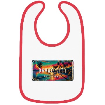 Discover Davao City - Tropical Retro Bibs