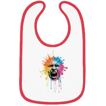 Discover Colorful Expression of Emotions Exploding in Bibs