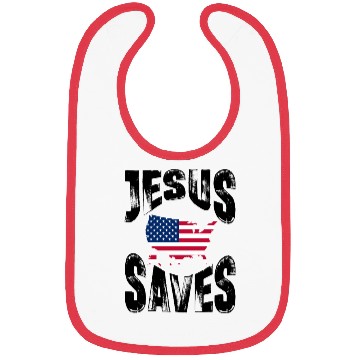 Discover Jesus Saves USA Bibs