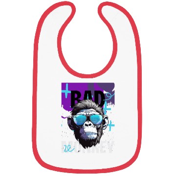 Discover Monkey design Bibs