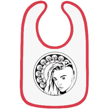 Discover Fade lady framed Bibs