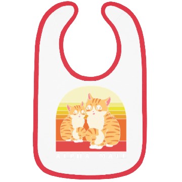 Discover Alpha Male Cat Alpha Animal Bibs