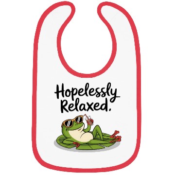 Discover Funny Frog Bibs