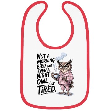 Discover Funny Owl Bibs